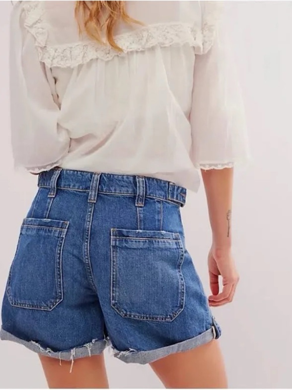 Free People Palmer Denim shorts size 28 30 32 - Picture 2 of 3